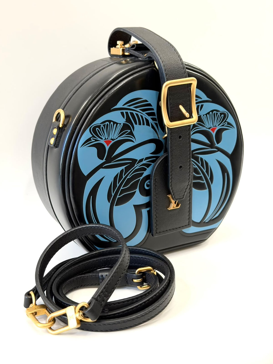 LOUIS VUITTON PETITE BOITE CHAPEAU ANACHRO BLEU BAG