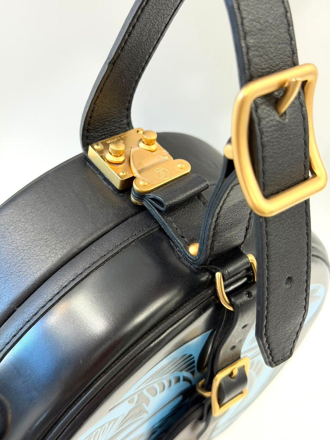 LOUIS VUITTON PETITE BOITE CHAPEAU ANACHRO BLEU BAG