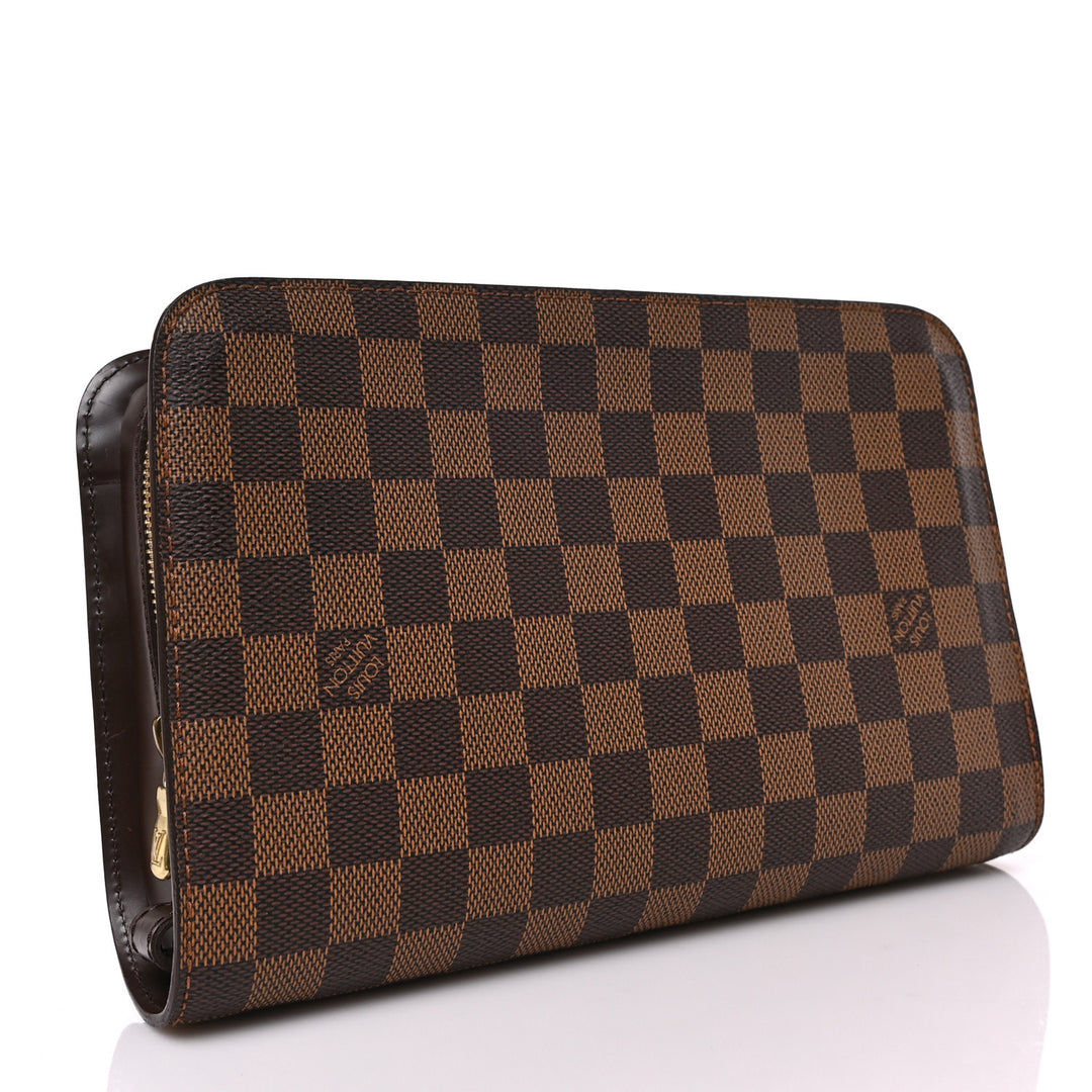 LOUIS VUITTON POCHETTE SAINT LOUIS DAMIER EBENE CLUTCH