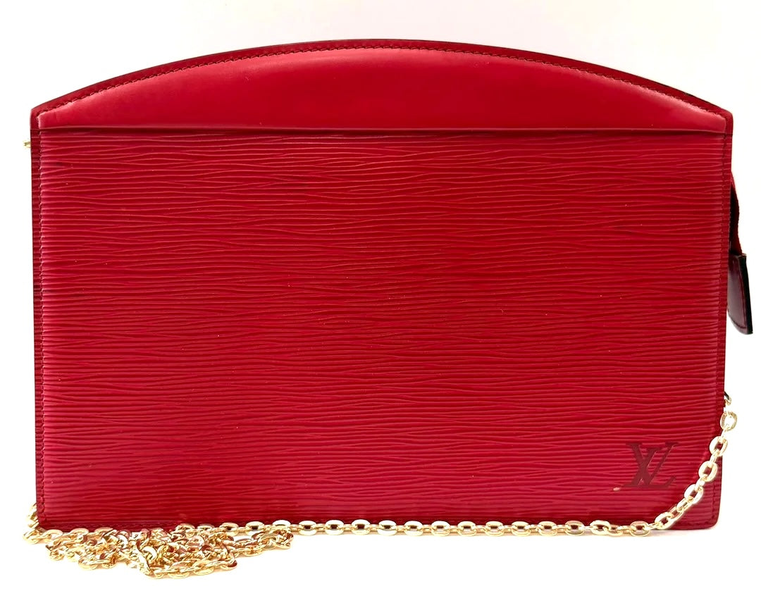 LOUIS VUITTON EPI LEATHER TROUSSE CRETE CLUTCH BAG