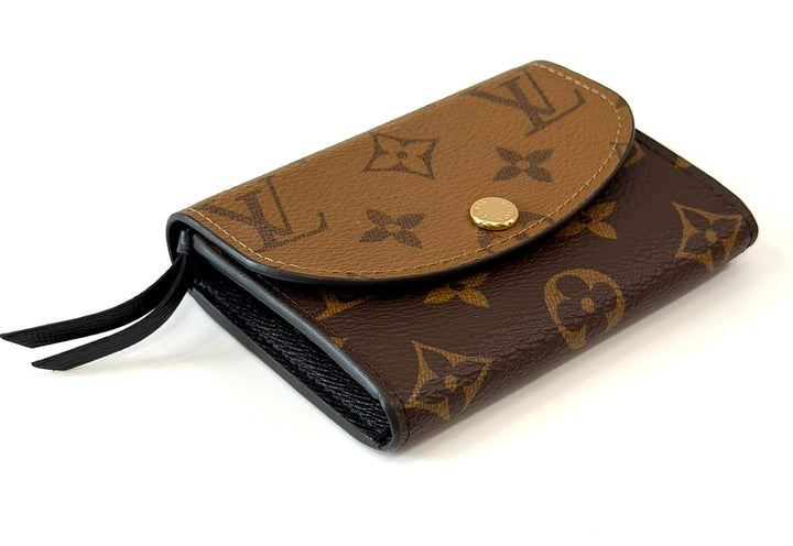 LOUIS VUITTON REVERSE MONOGRAM ROSALIE COIN PURSE WALLET