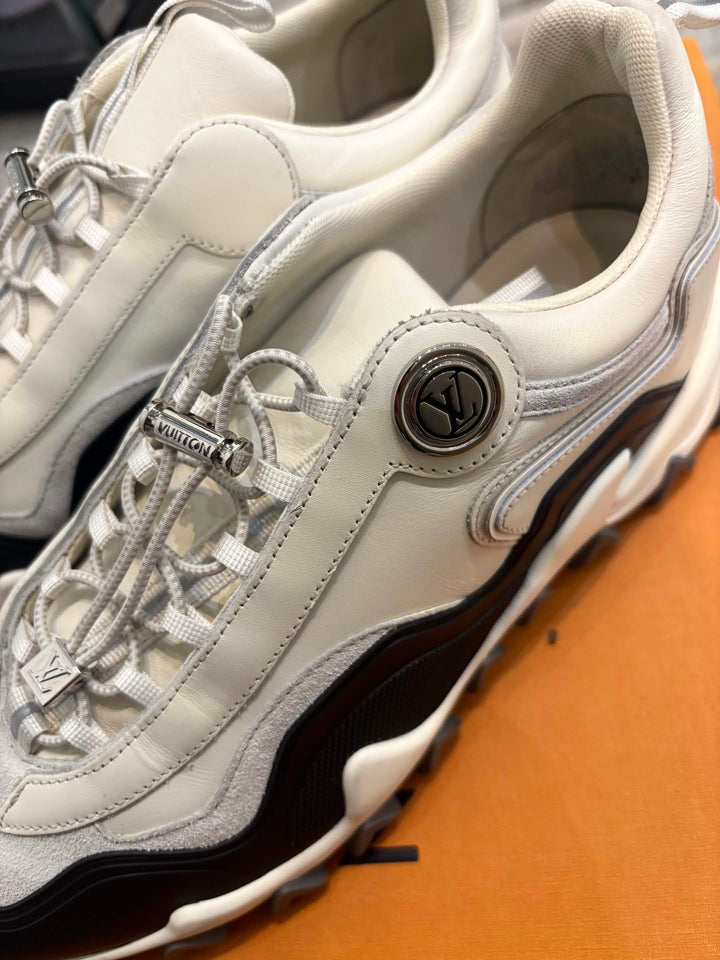 LOUIS VUITTON RUSH TECHNICAL LOW-TOP SUEDE &amp; CALFSKIN  SNEAKERS