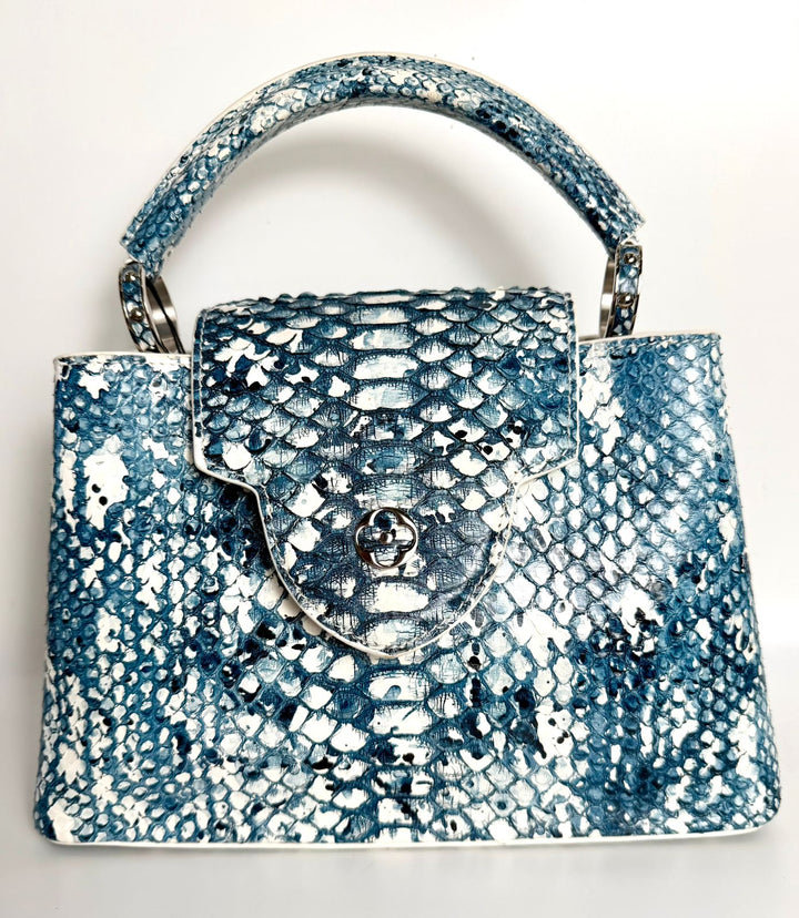 LOUIS VUITTON PYTHON SNAKESKIN CAPUCINES PM BAG