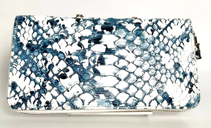 LOUIS VUITTON PYTHON SNAKESKIN LEATHER ZIPPY WALLET