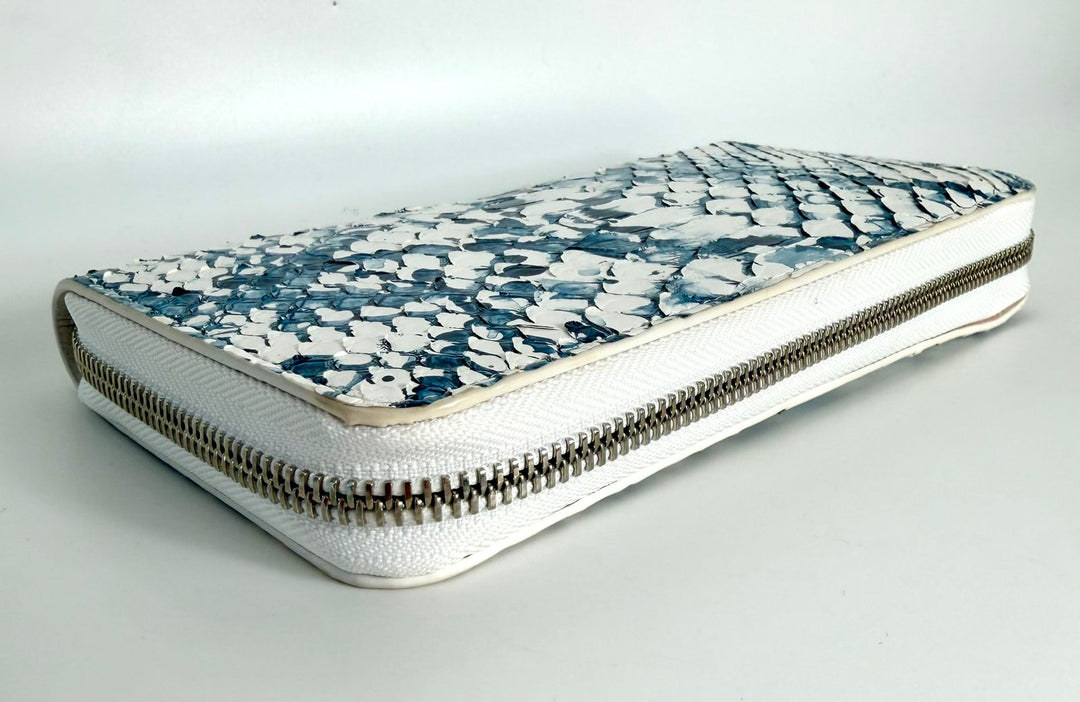 LOUIS VUITTON PYTHON SNAKESKIN LEATHER ZIPPY WALLET