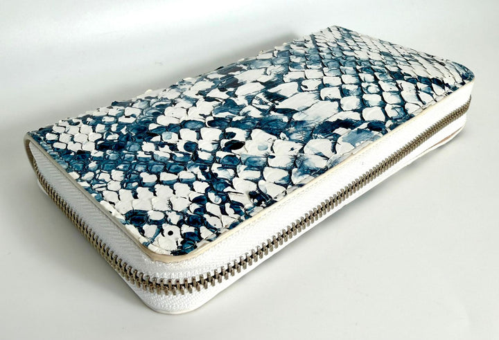 LOUIS VUITTON PYTHON SNAKESKIN LEATHER ZIPPY WALLET