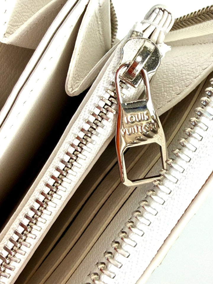 LOUIS VUITTON PYTHON SNAKESKIN LEATHER ZIPPY WALLET