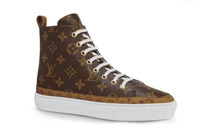 LOUIS VUITTON STELLAR MONOGRAM HIGH-TOP SPORT SNEAKERS