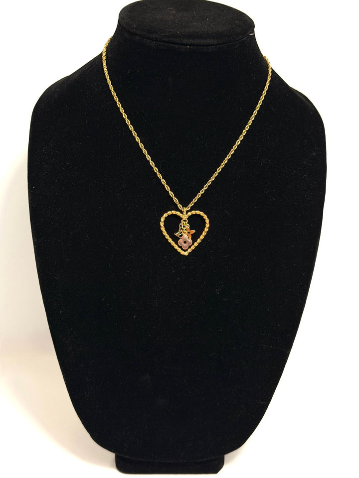 LOUIS VUITTON SWEET MONOGRAM IN MY HEART NECKLACE
