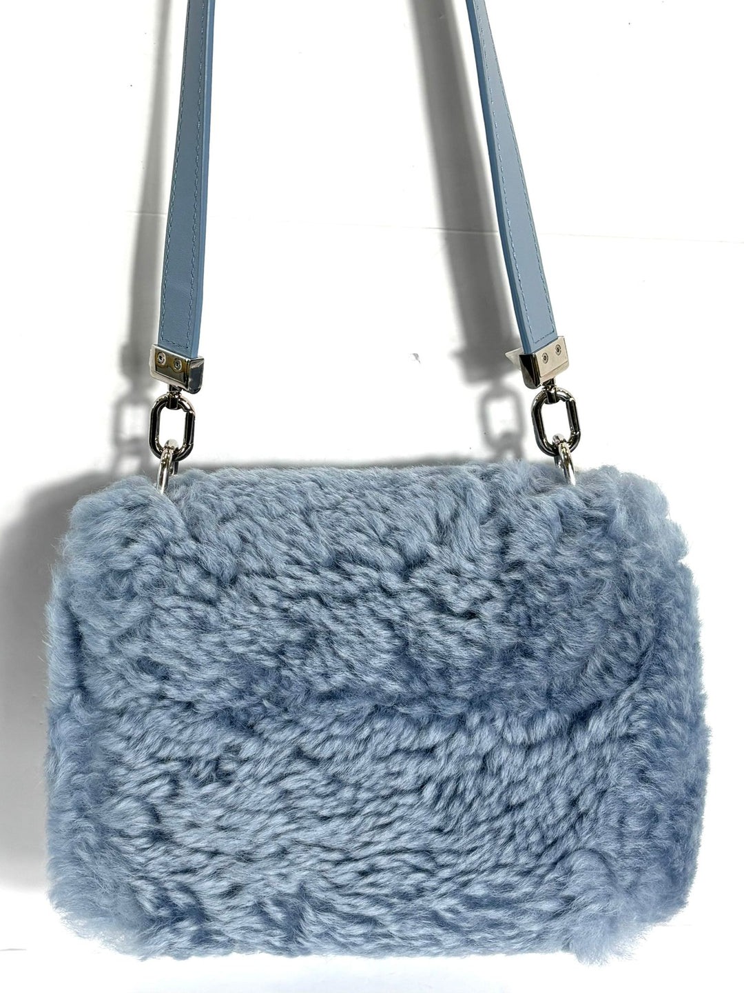 LOUIS VUITTON TWIST SHEARLING MM HANDBAG