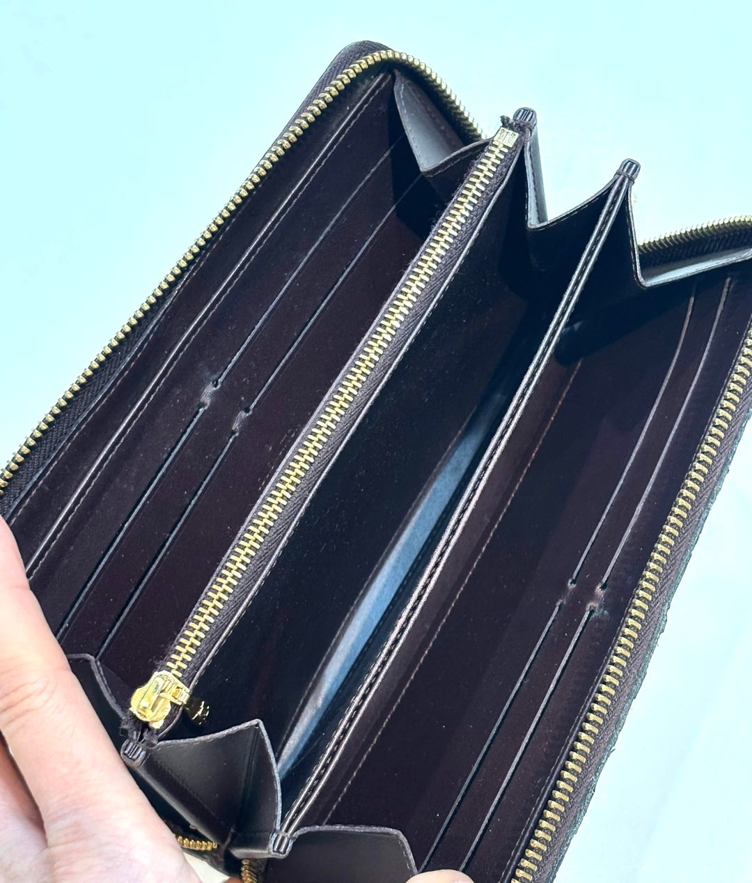LOUIS VUITTON MONOGRAM VERNIS ZIPPY WALLET
