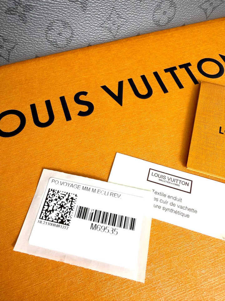 LOUIS VUITTON MONOGRAM ECLIPSE POCHETTE VOYAGE MM