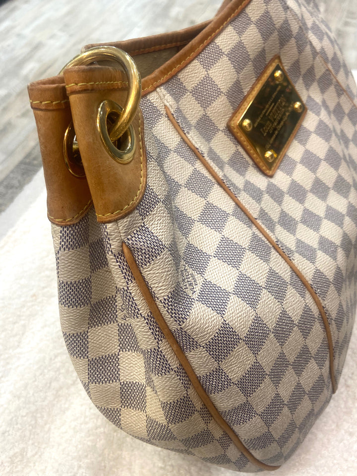 LOUIS VUITTON DAMIER AZUR GALLIERA PM SHOULDER BAG