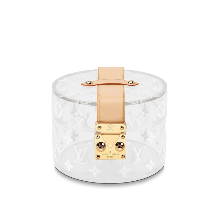 LOUIS VUITTON CLEAR MONOGRAM PRINT SCOTT BOX CASE