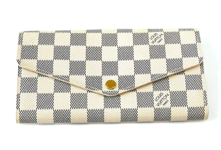 LOUIS VUITTON DAMIER AZUR SARAH WALLET