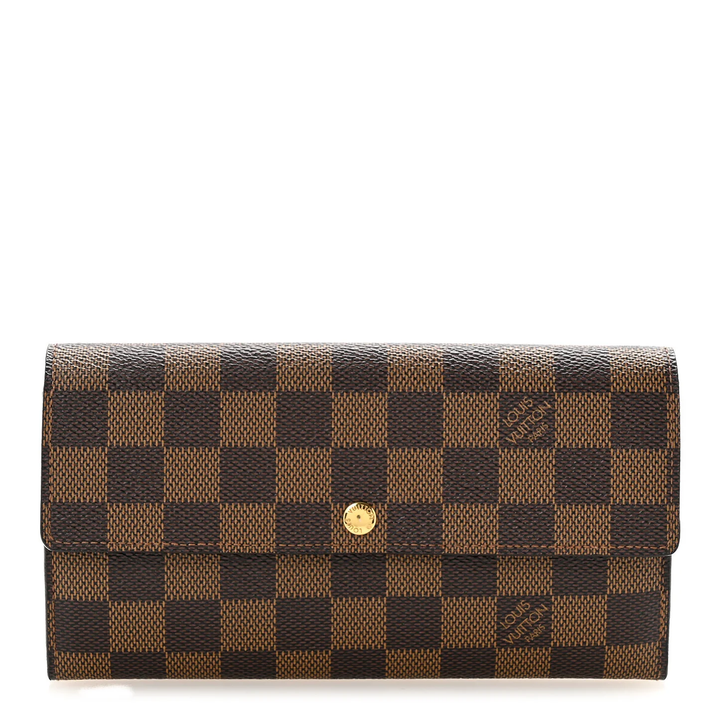 LOUIS VUITTON DAMIER EBENE SARAH WALLET