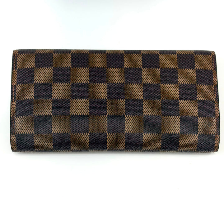 LOUIS VUITTON DAMIER EBENE SARAH WALLET