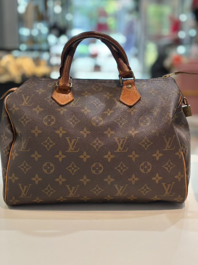 LOUIS VUITTON MONOGRAM SPEEDY 30 VINTAGE HANDBAG