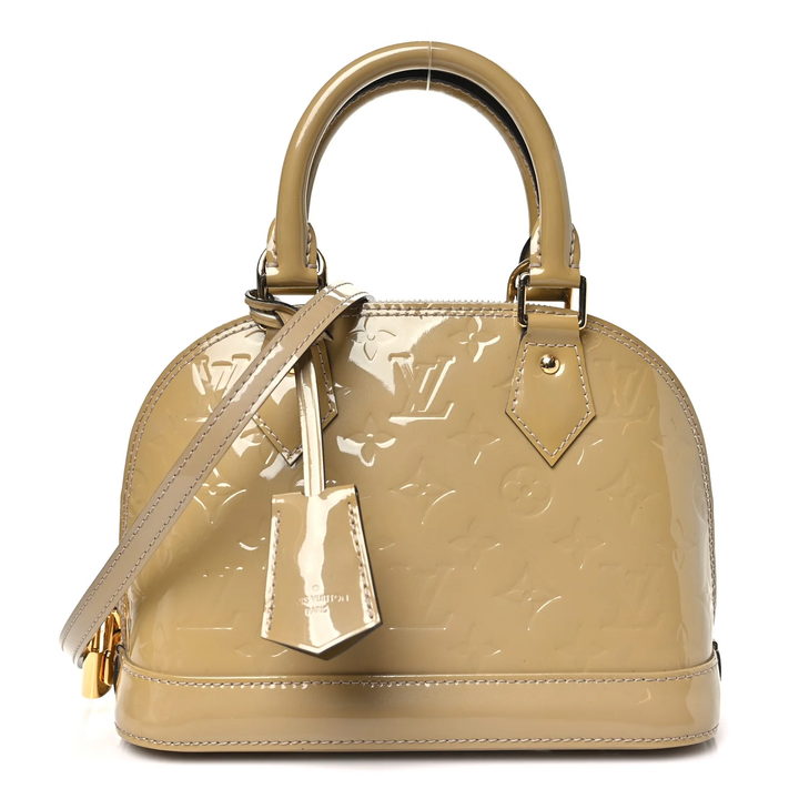LOUIS VUITTON VERNIS ALMA BB HANDBAG