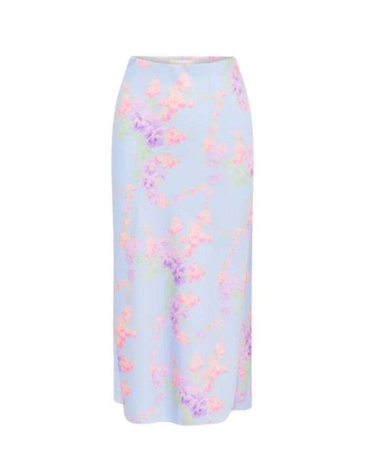 LOVESHACKFANCY CASTLE FLORAL MAXI SKIRT