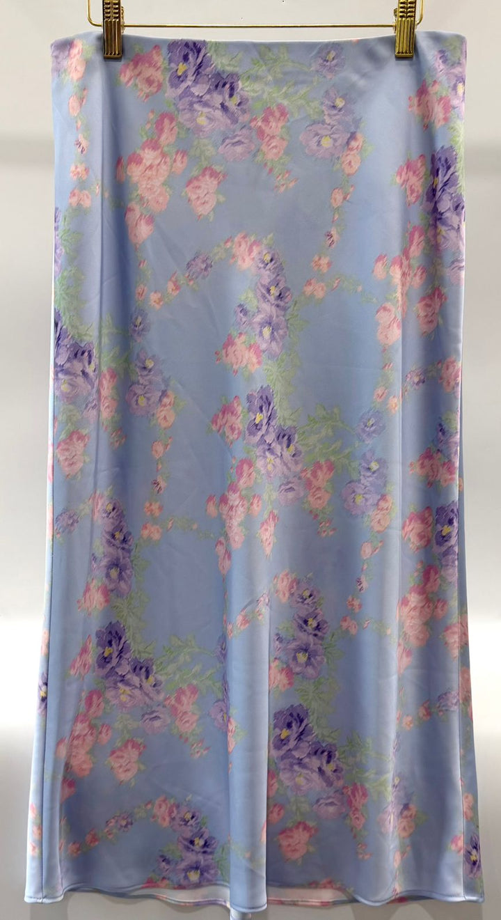 LOVESHACKFANCY CASTLE FLORAL MAXI SKIRT