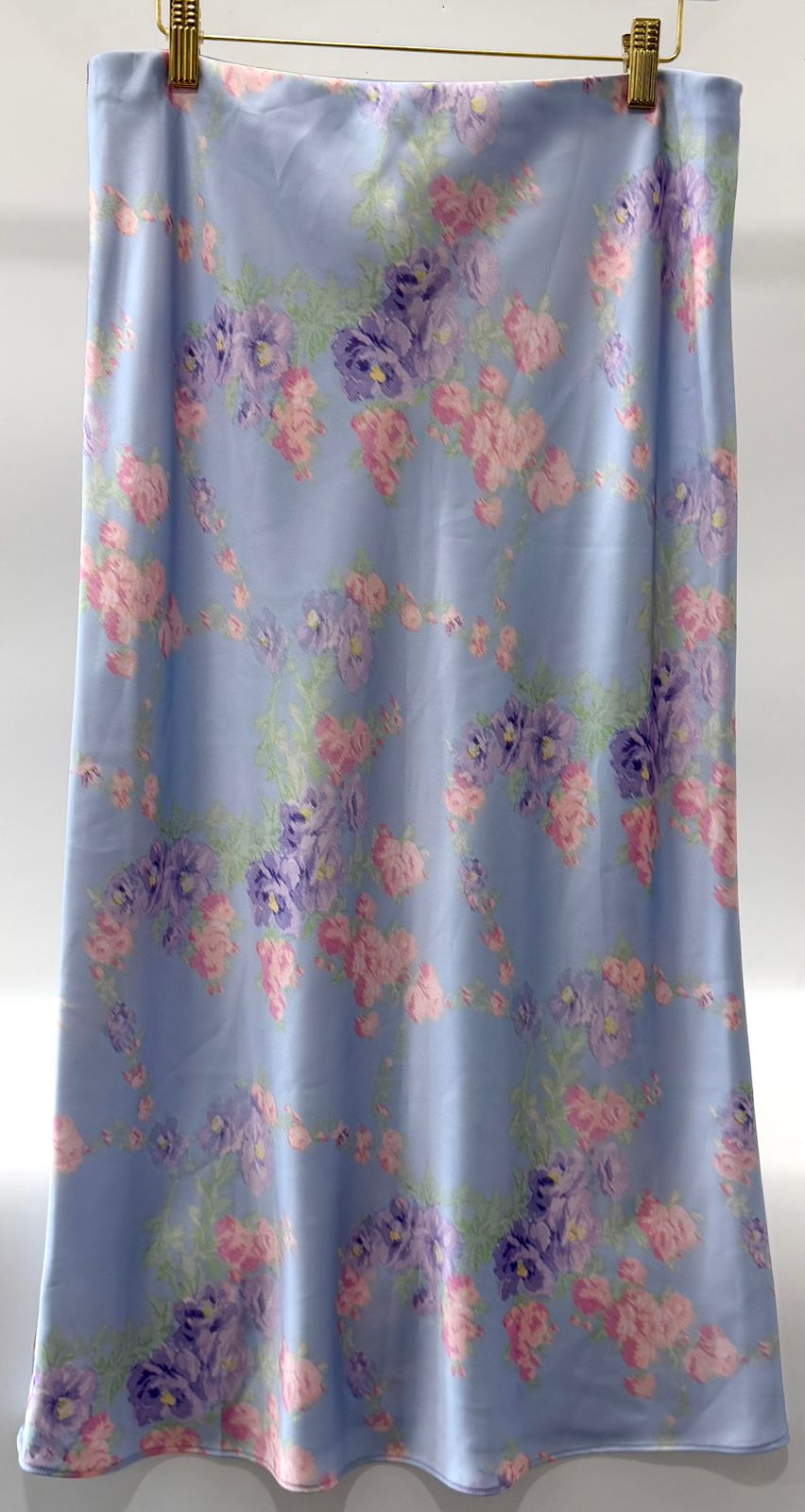 LOVESHACKFANCY CASTLE FLORAL MAXI SKIRT