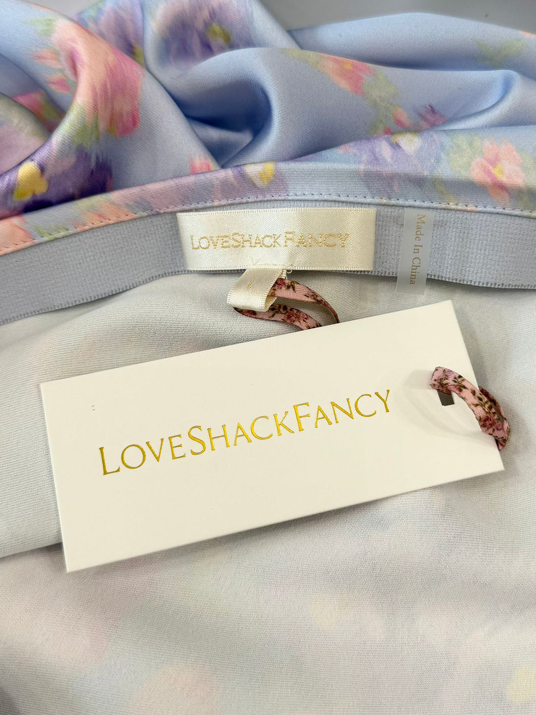 LOVESHACKFANCY CASTLE FLORAL MAXI SKIRT