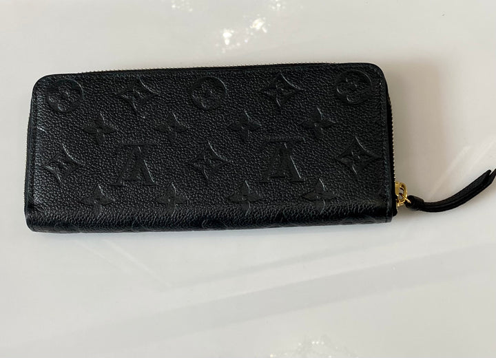 LOUIS VUITTON MONOGRAM EMPREINTE LEATHER CLÉMENCE WALLET
