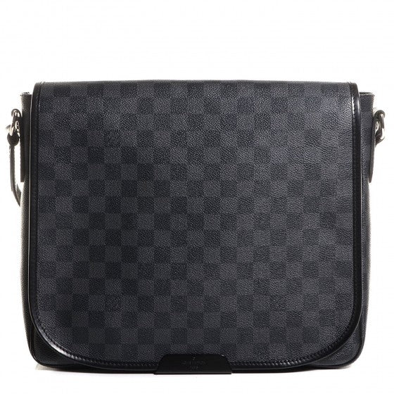 LOUIS VUITTON DAMIER GRAPHITE DANIEL GM MESSENGER BAG