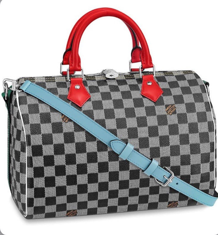 LOUIS VUITTON DAMIER SPEEDY 30 BANDOULIÈRE HANDBAG