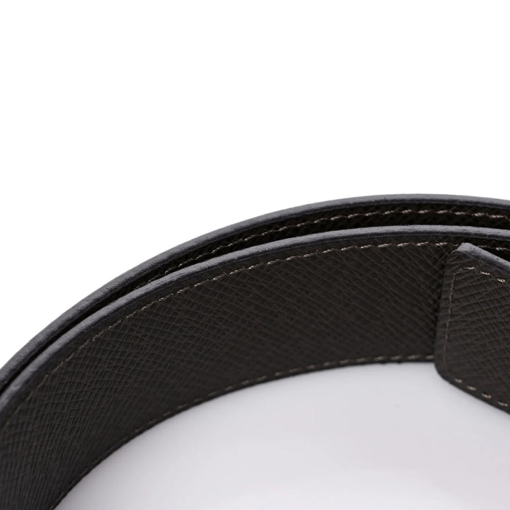 LOUIS VUITTON DAMIER EBENE INVENTEUR BUCKLE REVERSIBLE BELT