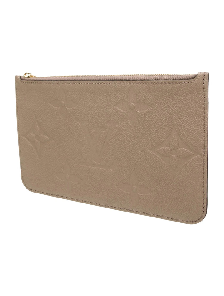 LV NEVERFULL GIANT MONOGRAM EMPREINTE  POCHETTE WRISTLET