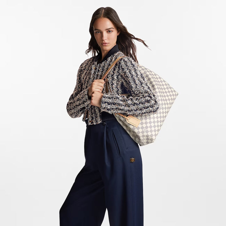 LOUIS VUITTON DAMIER AZUR GRACEFUL MM HOBO BAG