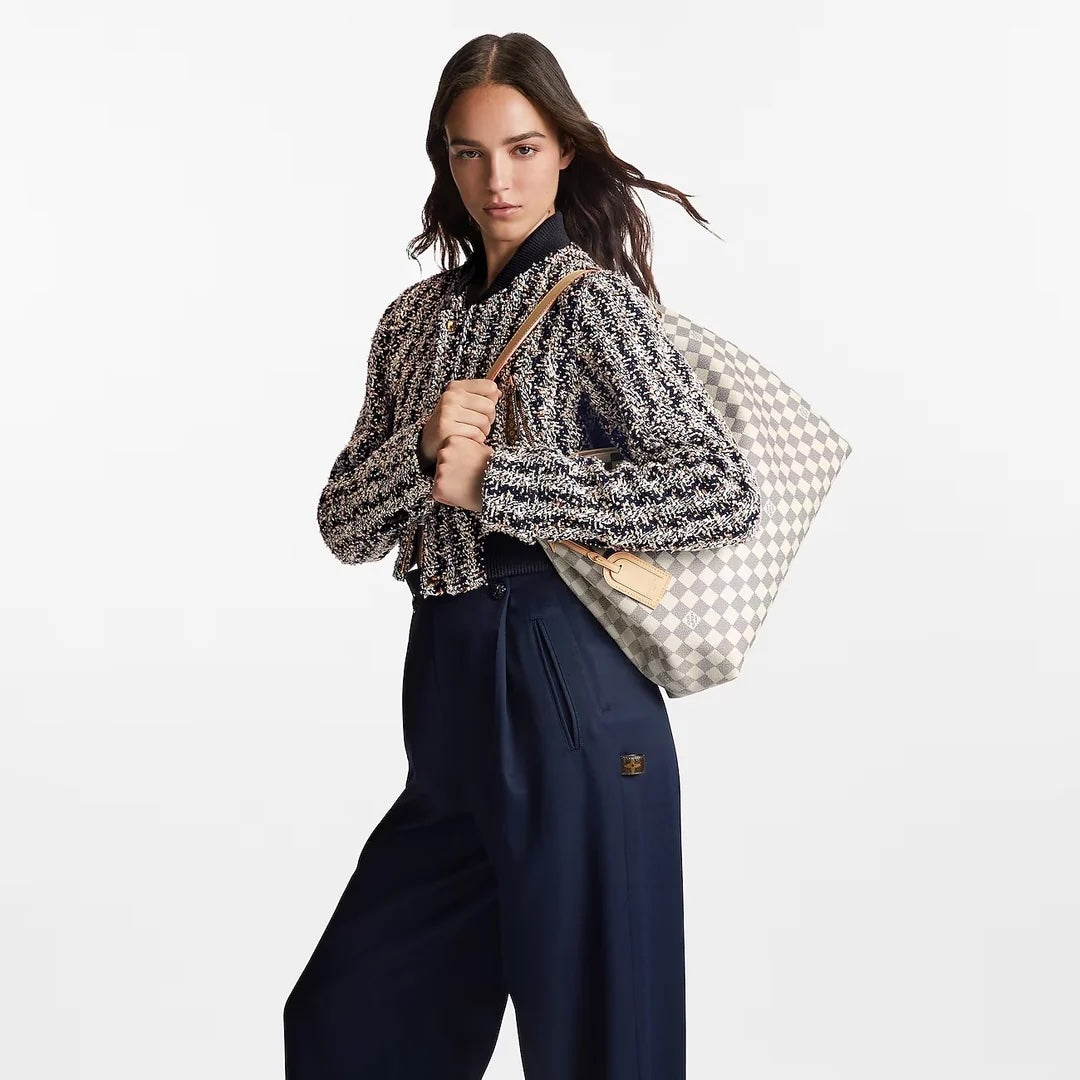 LOUIS VUITTON DAMIER AZUR GRACEFUL MM SHOULDER BAG