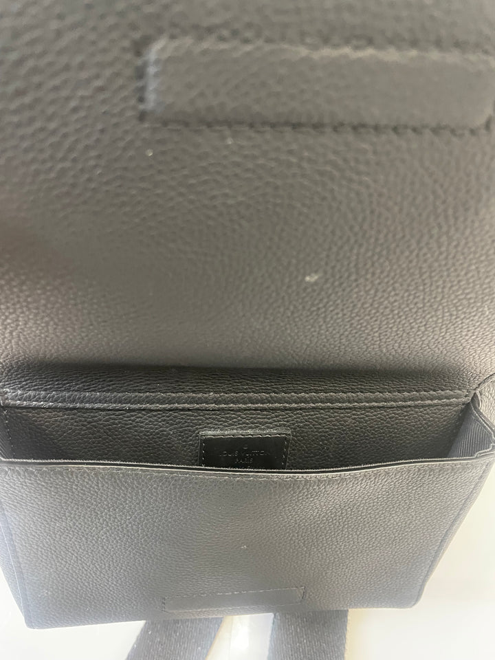 LOUIS VUITTON GRAINED CALFSKIN AEROGRAM TAKEOFF SLING BAG