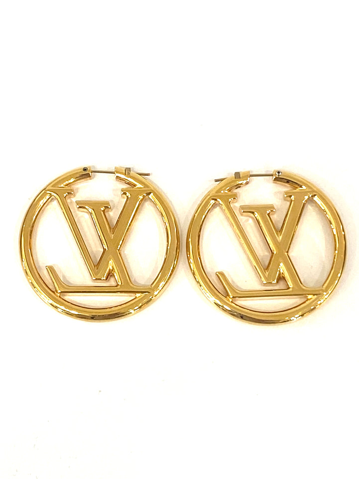 LOUIS VUITTON LOUISE HOOP EARRINGS