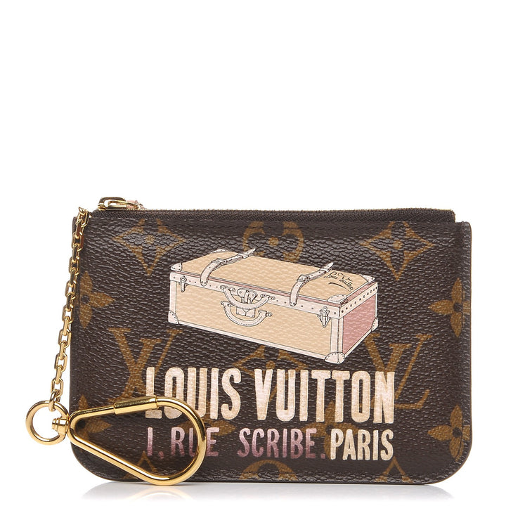 LOUIS VUITTON LIMITED EDITION MONOGRAM AFFICHE KEY PURSE
