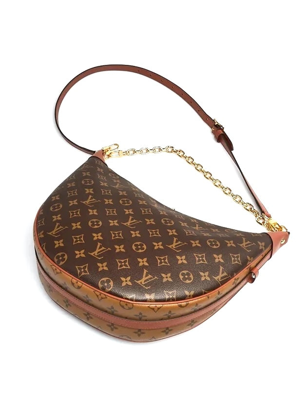 LOUIS VUITTON LOOP HOBO REVERSE MONOGRAM CANVAS BAG