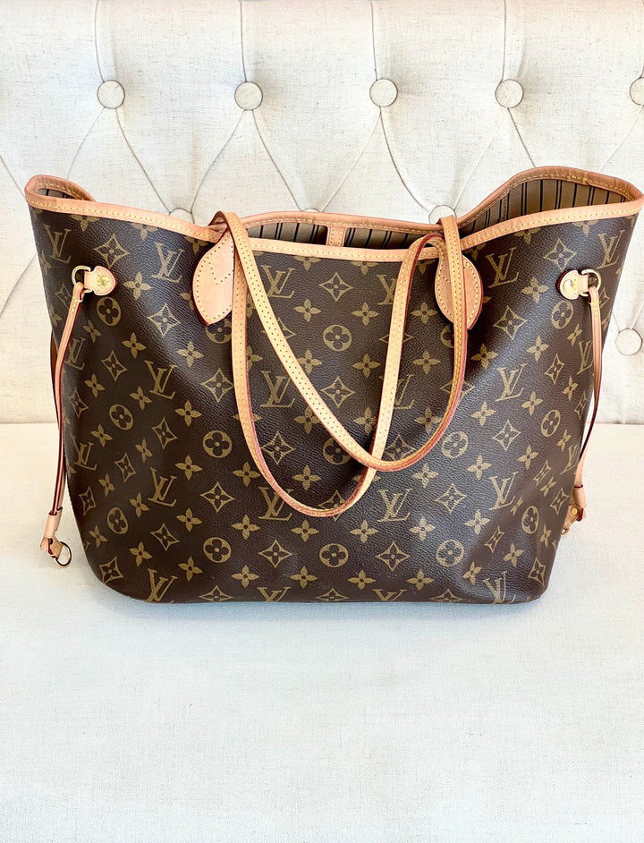 LOUIS VUITTON MONOGRAM NEVERFULL MM TOTE BAG