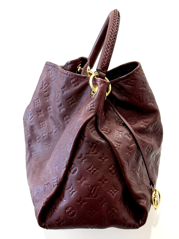 LOUIS VUITTON MONOGRAM EMPREINTE LEATHER ARTSY MM BAG