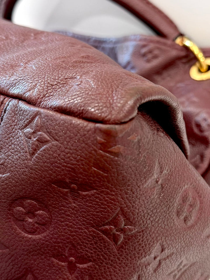 LOUIS VUITTON MONOGRAM EMPREINTE LEATHER ARTSY MM BAG