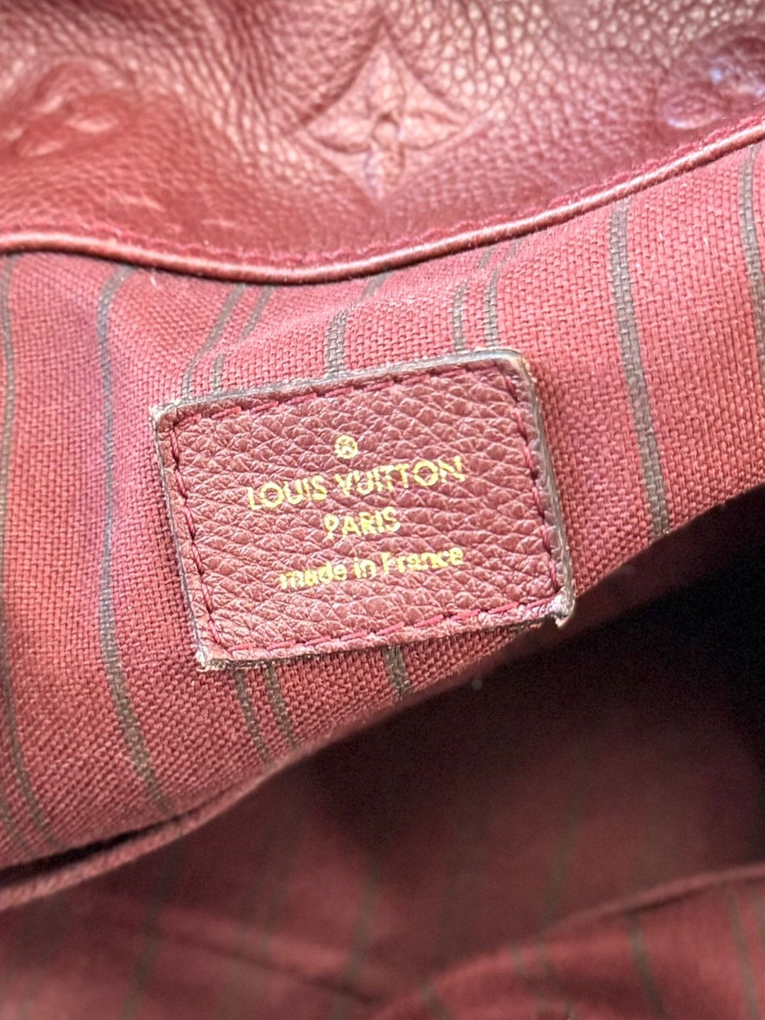 LOUIS VUITTON MONOGRAM EMPREINTE LEATHER ARTSY MM BAG