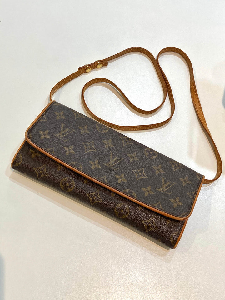 LOUIS VUITTON MONOGRAM POCHETTE TWIN GM