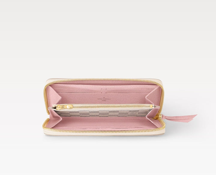 LOUIS VUITTON DAMIER AZUR CLÉMENCE WALLET – ROSE BALLERINE
