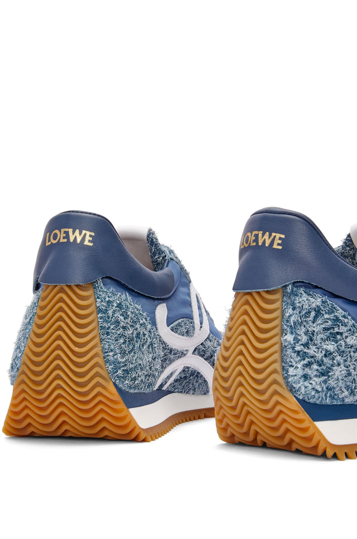 LOEWE FLOW RAW DENIM RUNNER SNEAKERS