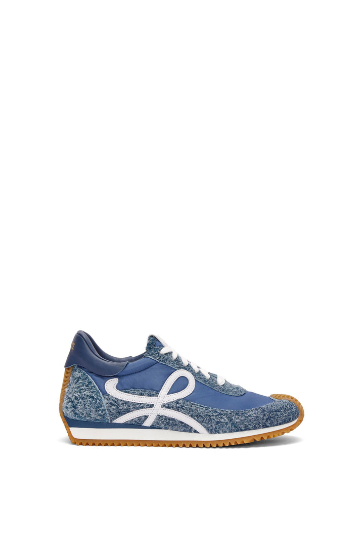 LOEWE FLOW RAW DENIM RUNNER SNEAKERS