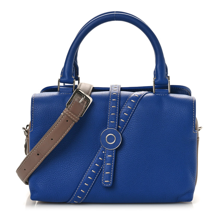 LORO PIANA CALFSKIN LEATHER TOP HANDLE BAG