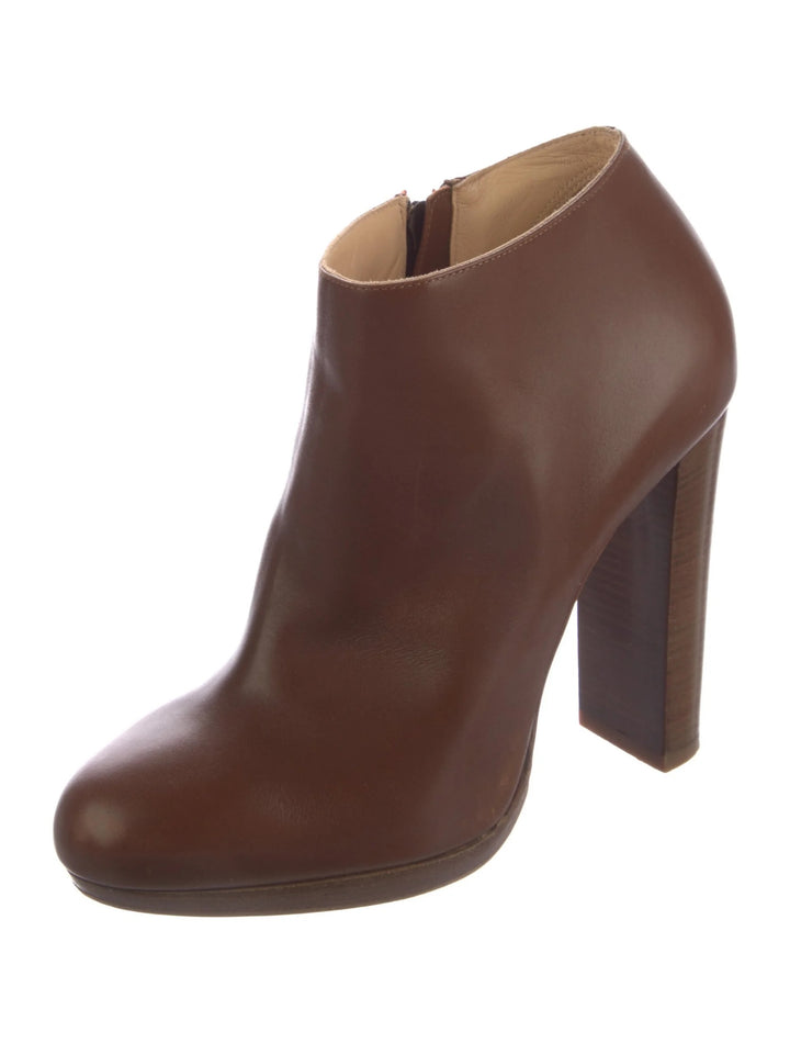 CHRISTIAN LOUBOUTIN FANNYLOVE CALFSKIN LEATHER BOOTIES