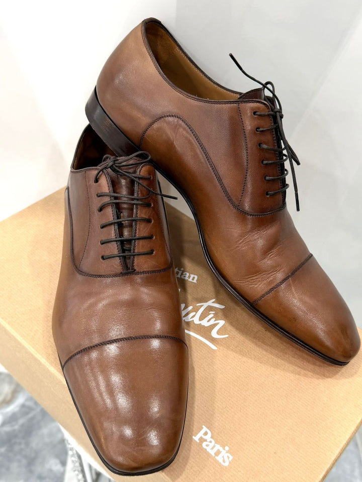 LOUBOUTIN GREGGO CALFSKIN LEATHER MEN&