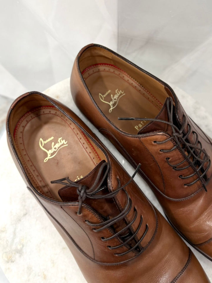 LOUBOUTIN GREGGO CALFSKIN LEATHER MEN&